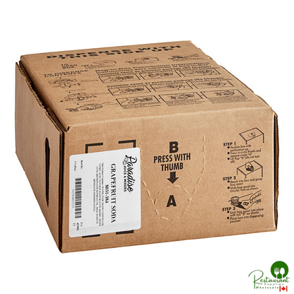 Paradise Grapefruit Soda Syrup 3 Gallon Bag in Box
