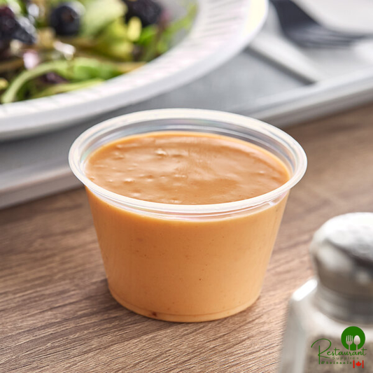 Dart Conex Complements 400PC 4 oz. Clear Plastic Souffle / Portion Cup - 125/Pack