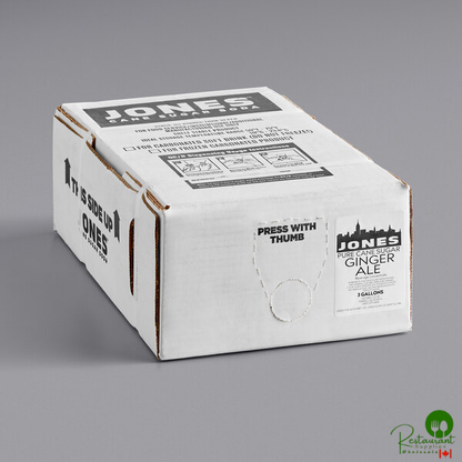Jones Ginger Ale Beverage / Soda Syrup 3 Gallon Bag in Box