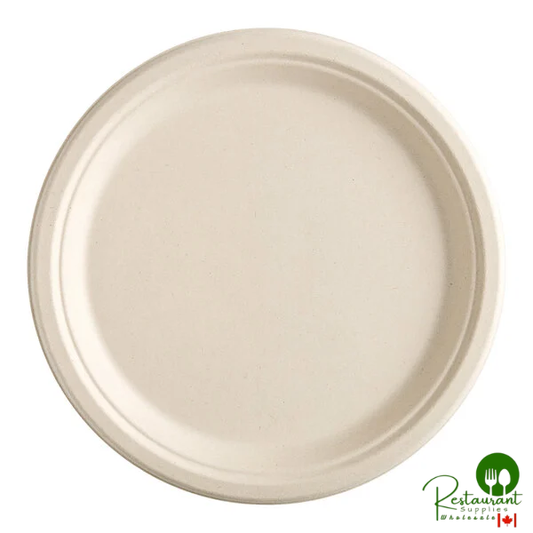 EcoChoice 10" Natural Plant Fiber Plate - 500/Case
