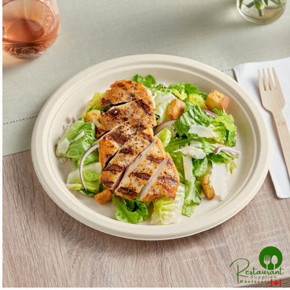 EcoChoice 10" Natural Plant Fiber Plate - 500/Case