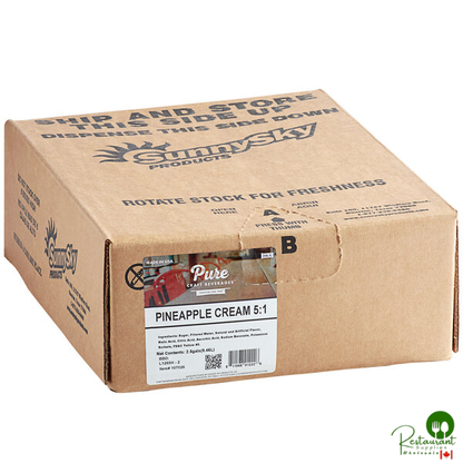 Pure Craft Beverages Pineapple Cream Beverage / Soda Syrup 2.5 Gallon Bag in Box