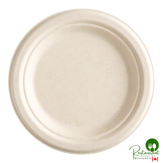 EcoChoice 7" Natural Plant Fiber Plate - 1,000/Case