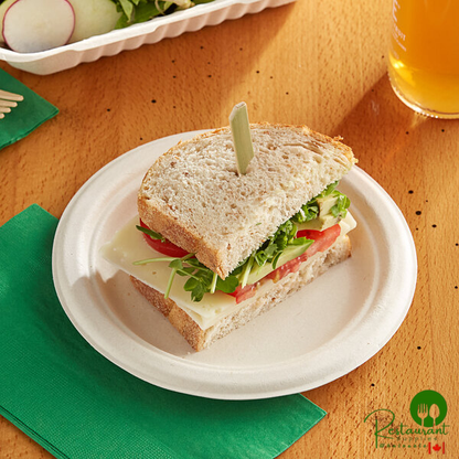 EcoChoice 7" Natural Plant Fiber Plate - 1,000/Case