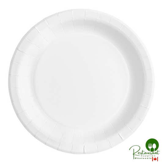 Choice 8 1/2" White Heavy Weight Paper Plate - 1,000/Case