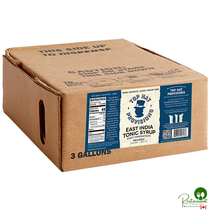 Top Hat Provisions East India Tonic Beverage / Soda Syrup 3 Gallon Bag in Box
