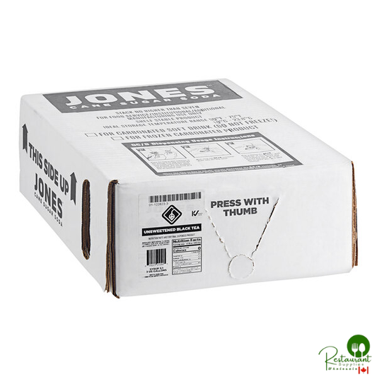 Jones Unsweetened Iced Tea Syrup 3 Gallon Bag in Box