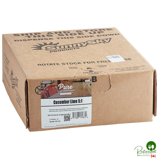 Pure Craft Beverages Cucumber Lime Beverage / Soda Syrup 2.5 Gallon Bag in Box