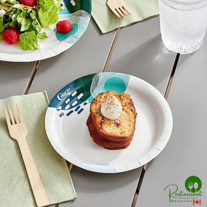 Choice 7" Lifestyle Series Medium Weight Paper Plate - 1,000/Case