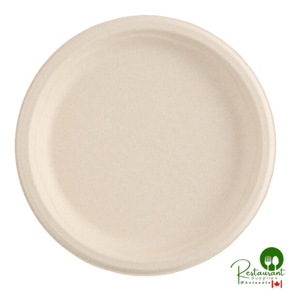 Dart 9" Round Fiber Plate - 500/Case