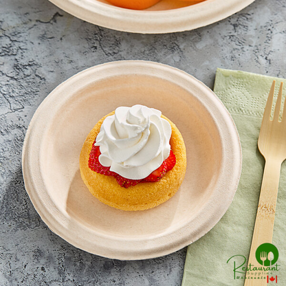 Dart 6" Round Fiber Plate - 1,000/Case