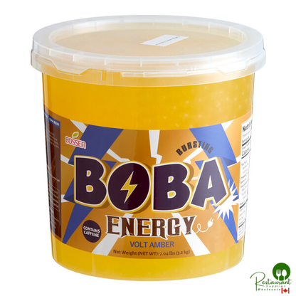 Bossen Volt Amber Energy Bursting Boba 7.04 lb. - 4/Case