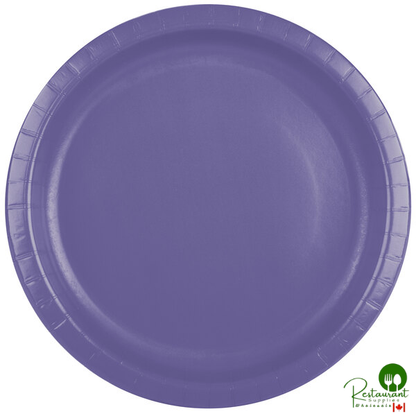 Creative Converting 50115B 10" Purple Paper Plate - 240/Case