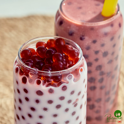 Bossen Midnight Cherry Blast Soda Bursting Boba 7.04 lb. - 4/Case