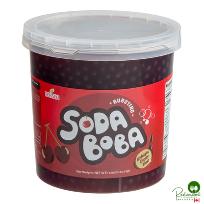 Bossen Midnight Cherry Blast Soda Bursting Boba 7.04 lb. - 4/Case