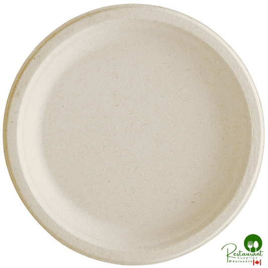 Tellus Products 9" Compostable Fiber Plate - 500/Case