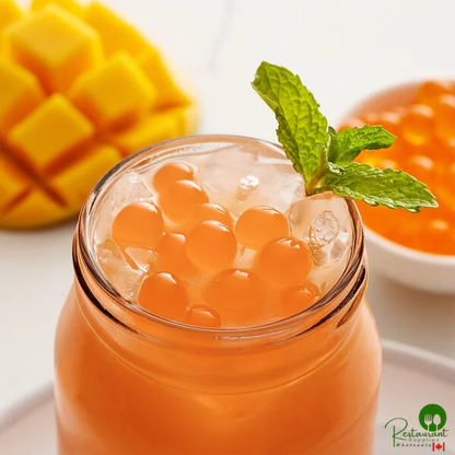 Bossen Pure25 Mango Bursting Boba 7.04 lb. - 4/Case