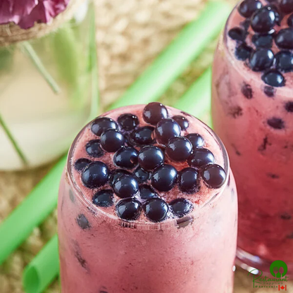 Bossen Pure25 Blueberry Bursting Boba 7.04 lb. - 4/Case