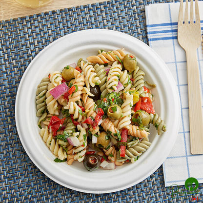 EcoChoice 7" White Plant Fiber Plate - 1,000/Case