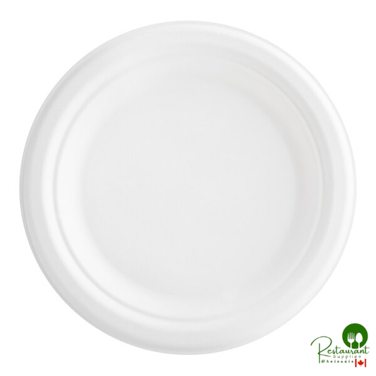 EcoChoice 7" White Plant Fiber Plate - 1,000/Case