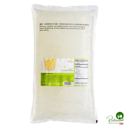 Bossen Original Crystal Boba in Syrup 4.4 lb. - 6/Case