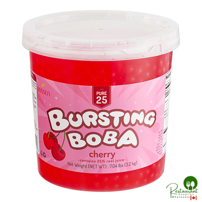 Bossen Pure25 Cherry Bursting Boba 7.04 lb. - 4/Case
