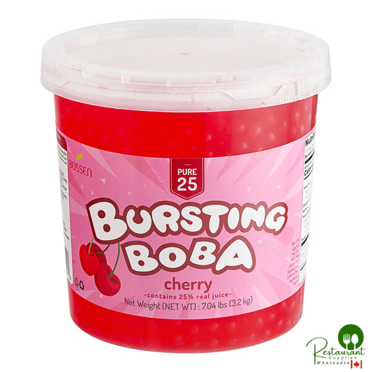 Bossen Pure25 Cherry Bursting Boba 7.04 lb. - 4/Case