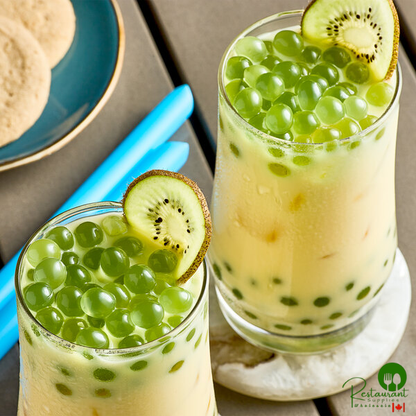 Bossen Pure25 Kiwi Bursting Boba 7.04 lb. - 4/Case