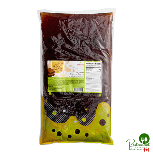 Bossen Brown / Black Sugar Crystal Boba in Syrup 4.4 lb.