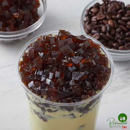 Bossen Coffee Jelly Topping 7.28 lb. - 4/Case