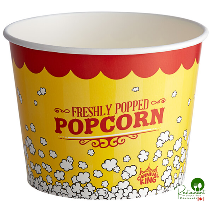Carnival King 85 oz. Popcorn Bucket - 150/Case