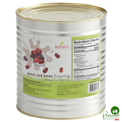 Bossen #10 Can Sweet Red Bean Topping - 6/Case