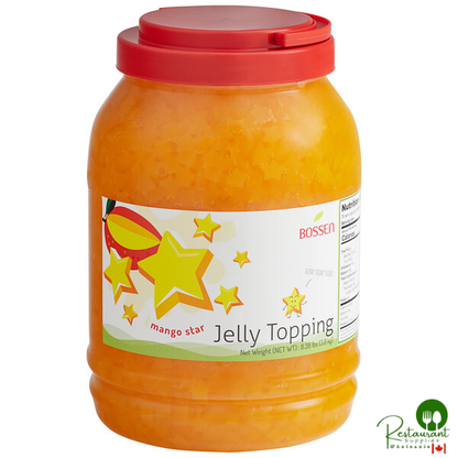 Bossen Mango Star-Shaped Jelly Topping 8.38 lb. - 4/Case