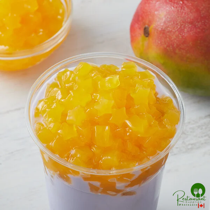 Bossen Mango Star-Shaped Jelly Topping 8.38 lb. - 4/Case