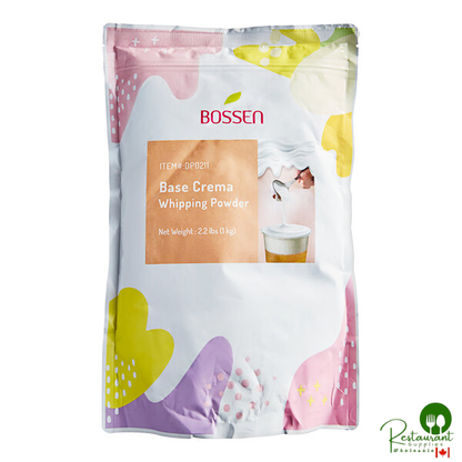 Bossen Crema Whipping Powder Mix 2.2 lb. - 20/Case