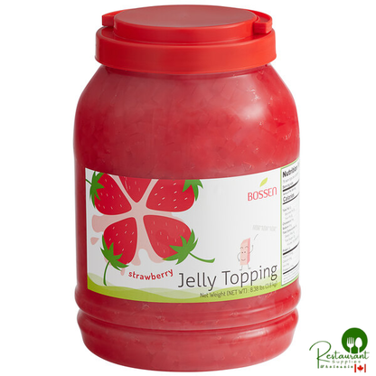 Bossen Strawberry Jelly Topping 8.38 lb. - 4/Case