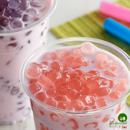 Bossen Cherry Blossom Crystal Boba in Syrup 4.4 lb. - 6/Case