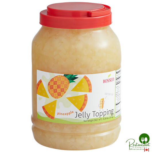 Bossen Pineapple Jelly Topping 8.38 lb. - 4/Case