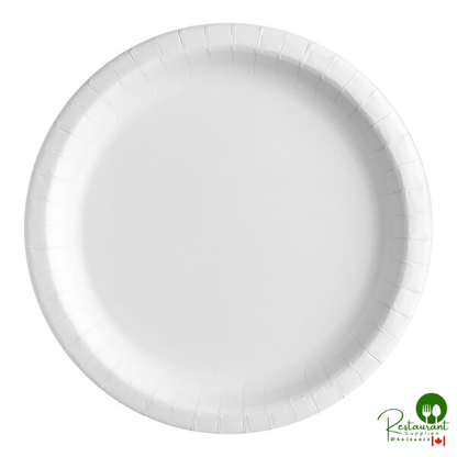 Creative Converting 50000B 10" White Paper Plate - 240/Case