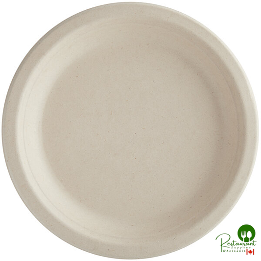 World Centric 7" Round Compostable Plant Fiber Plate - 1,000/Case