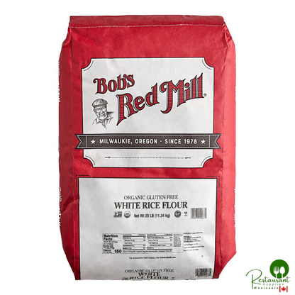 Bob's Red Mill 25 lb. Gluten-Free Organic White Rice Flour