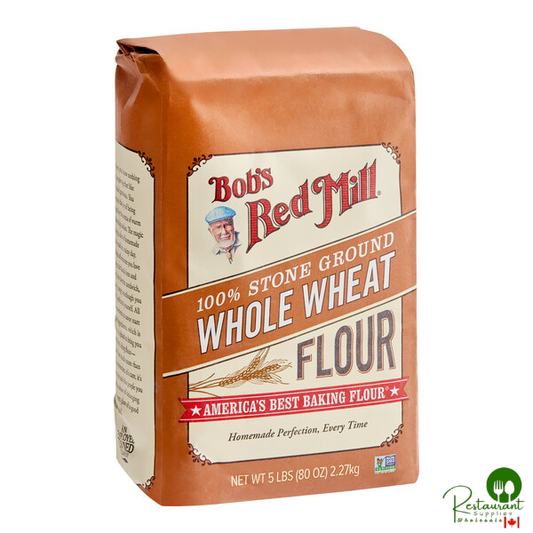 Bob's Red Mill 5 lb. Whole Wheat Flour - 8/Case