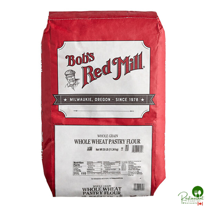 Bob's Red Mill 25 lb. Whole Wheat Pastry Flour