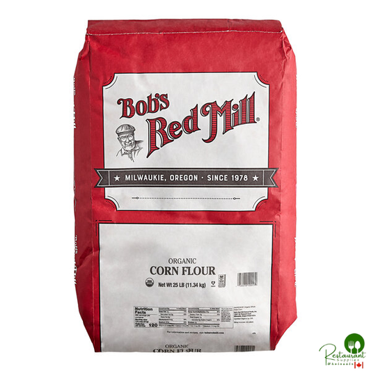 Bob's Red Mill Organic Whole Grain Corn Flour 25 lb.