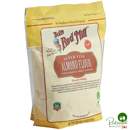 Bob's Red Mill 32 oz. Gluten-Free Super-Fine Blanched Almond Flour - 4/Case