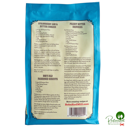 Bob's Red Mill 5 lb. Organic Unbleached All-Purpose Flour - 8/Case