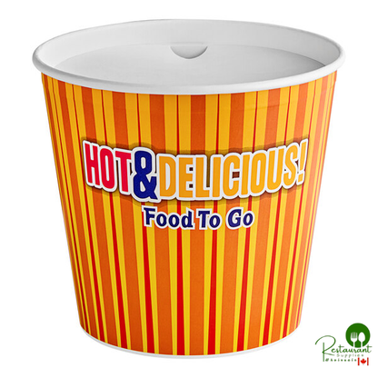 Choice 170 oz. Hot Food Bucket with Lid - 20/Pack