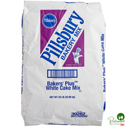 Pillsbury Bakers' Plus White Cake Mix 50 lb.