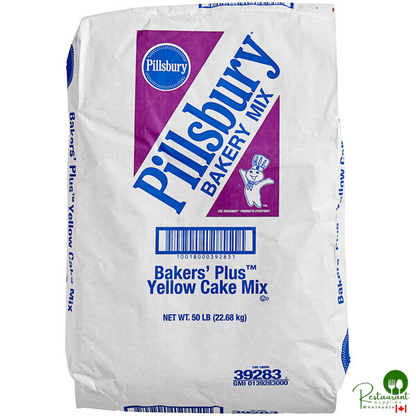 Pillsbury Bakers' Plus Yellow Cake Mix 50 lb.