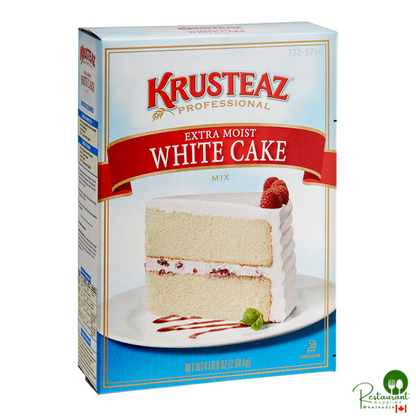 Krusteaz Professional 4.5 lb. Extra Moist White Cake Mix - 6/Case